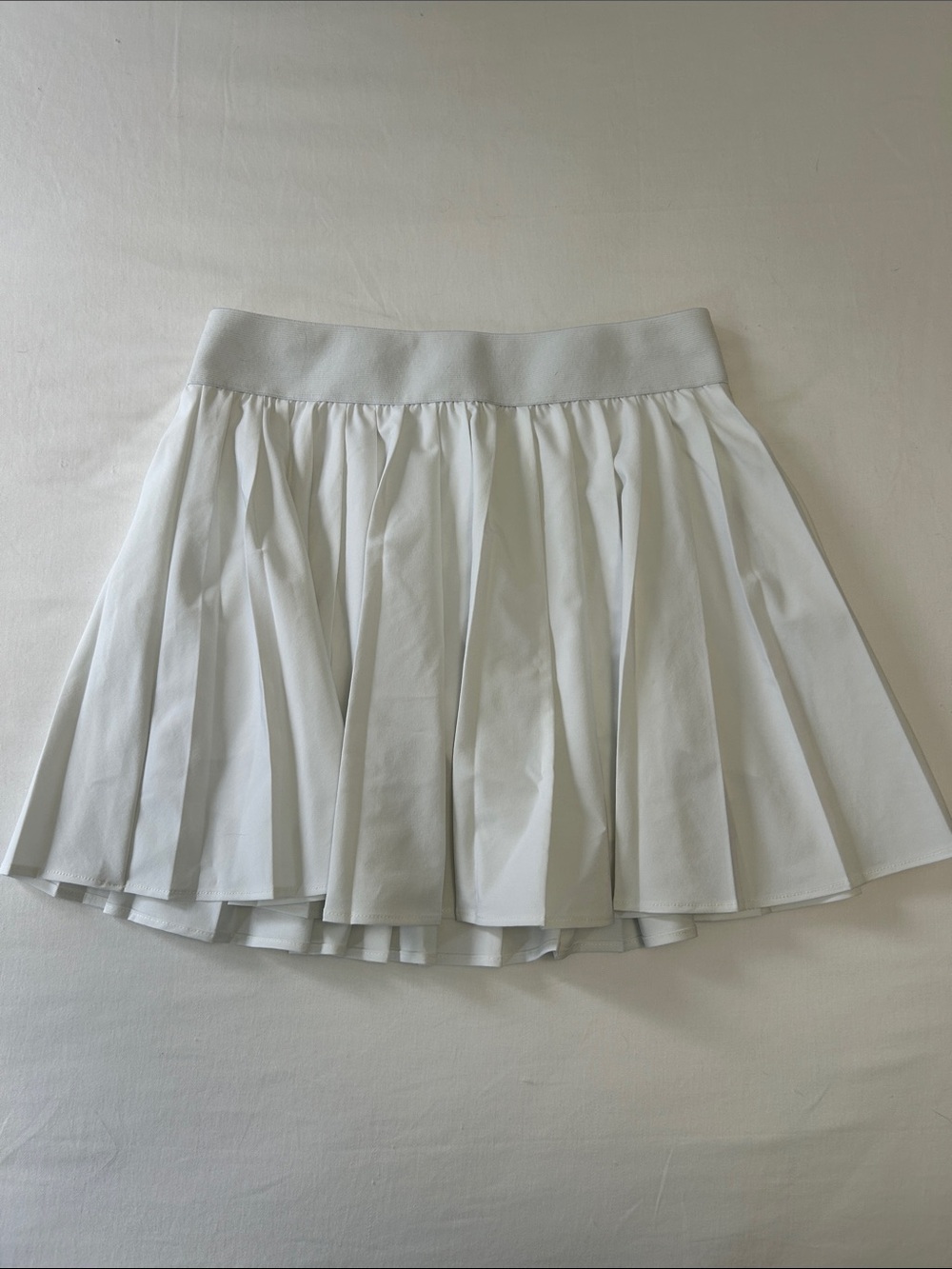 Garage White Pleated Tennis Skirt